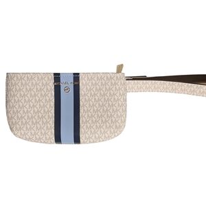 Michael Kors Beige and Blue Belt Bag